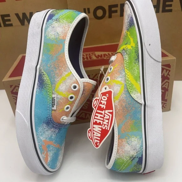 Vans Men’s Authentic(Retro Mart) Multi/True White Sneakers VN0A348A40L